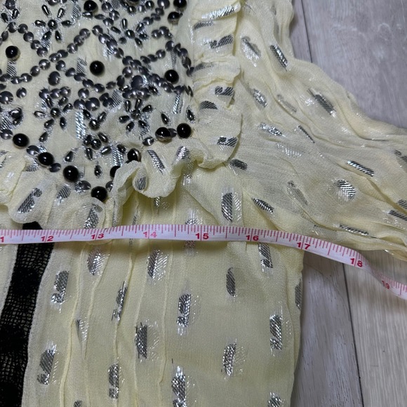 Whimsigoth witchy beaded gothic ruffle peasant boho vintage inspired fairycore 6 - Picture 9 of 9